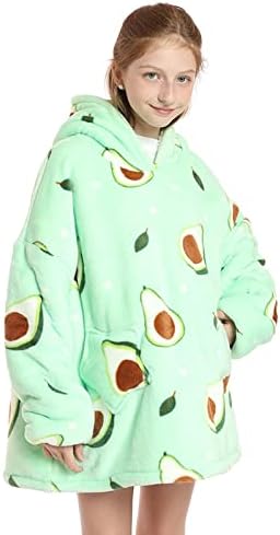 Wearable Hoodie Blanket Oversized Sweatshirt for Adult and Child, Large Pocket Super Warm and Cozy Blanket Hoodie for Women and Men