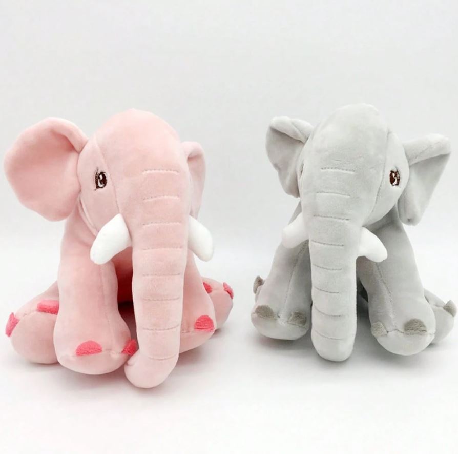 20CM Ins Kawaii Elephant Plush Toy Stuffed Soft Animal Elephant Doll For Appease Toy Children Kids Birthday Decor Gift