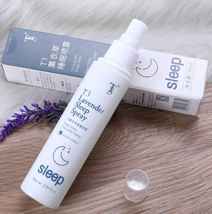 1pc Lavender Pillow-Side Sleep Aromatherapy Spray, 75ml, Promotes Sleep, Reduces Stress, & Eliminates Odors