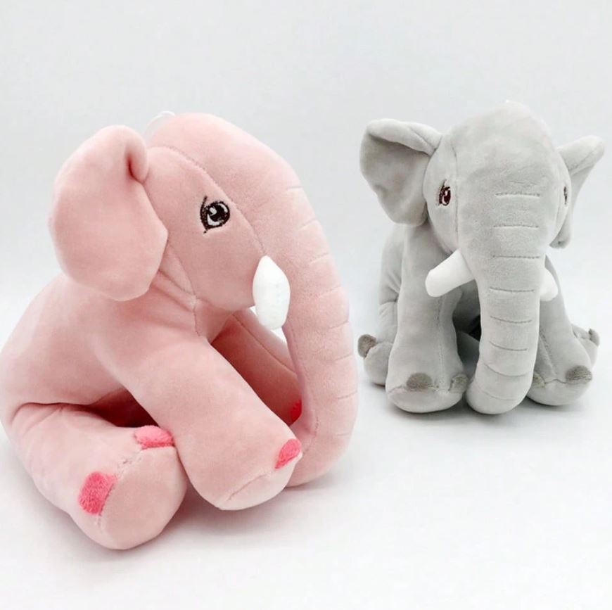 20CM Ins Kawaii Elephant Plush Toy Stuffed Soft Animal Elephant Doll For Appease Toy Children Kids Birthday Decor Gift