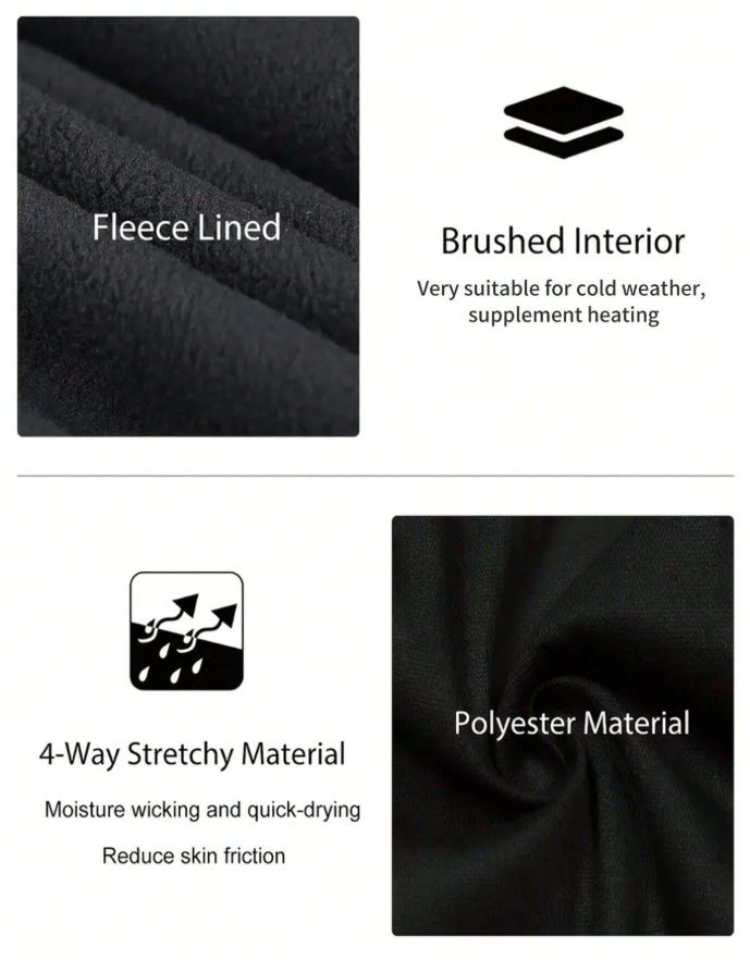 Women Fleece Thermal Underwear Set, Comfortable Base Layer, Warm Skin-Tight Pants For Outdoor Activities