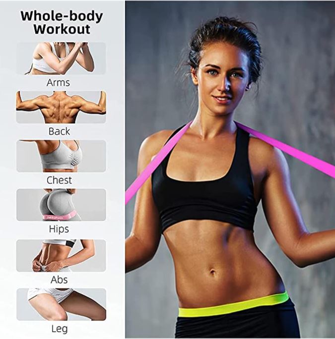 1pc Resistance Band Yoga Pilates Elastic Exercise Band Fitness Gym Sports Accessories