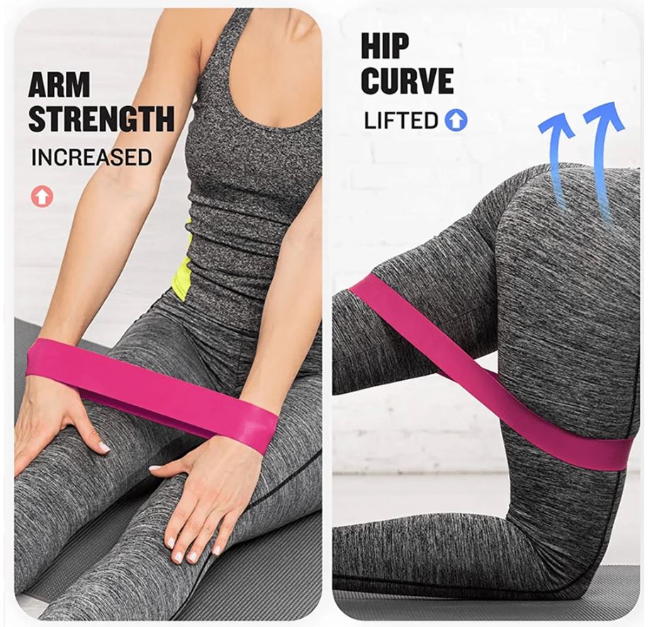 1pc Resistance Band Yoga Pilates Elastic Exercise Band Fitness Gym Sports Accessories