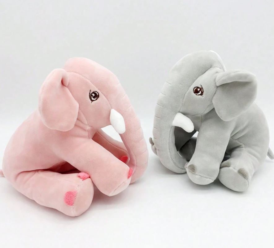 20CM Ins Kawaii Elephant Plush Toy Stuffed Soft Animal Elephant Doll For Appease Toy Children Kids Birthday Decor Gift